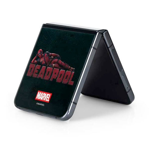 Marvel Deadpool Legacy Posing Deadpool Galaxy Z Flip5 5G Skin